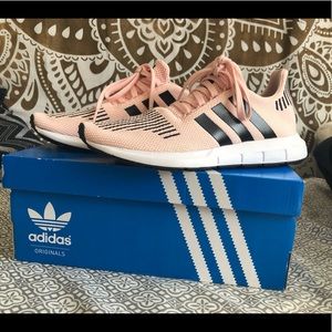 Pink Adidas Swift Runs